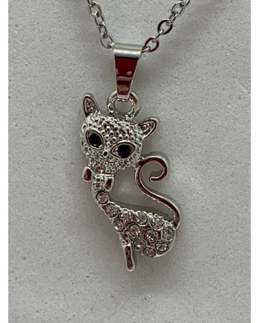PARURE CHAT STRASS