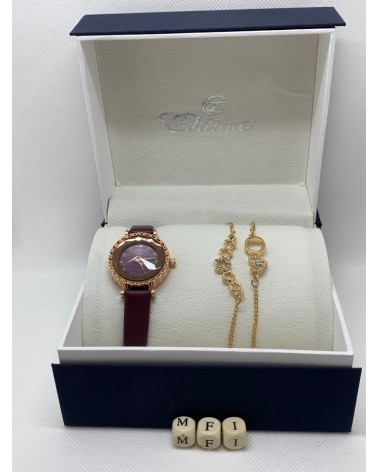 COFFRET MONTRE RELIEF FEMME